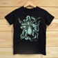 Rare Breed Organic Apparel's first organic T-shirt for kids is the Octo tee, featuring a teal octopus on a black organic cotton t-shirt.  Ethically made in USA.